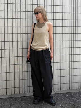 「アイテム（その他）」を使った、YUKAさん（レディース・167cm）の夏コーディネート