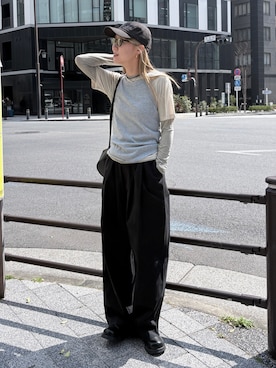 「feepur（フェピュール）のアイテム」を使った、YUKAさん（レディース・167cm）の春コーディネート