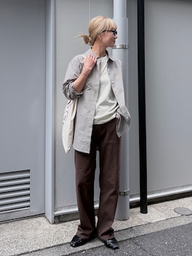 「アイテム（その他）」を使った、YUKAさん（レディース・167cm）の春コーディネート