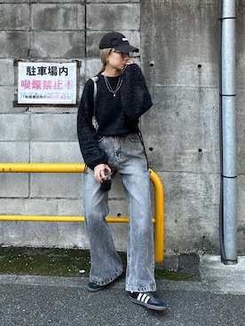 「adidas（アディダス）のサンバ OG / SAMBA OG / アディダスオリジナルス adidas Originals スニーカー（スニーカー）」を使った、YUKAさん（レディース・167cm）の秋コーディネート