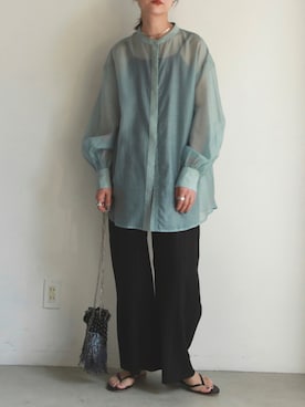 「feepur（フェピュール）のアイテム（キャミソール）」を使った、YUKAさん（レディース・167cm）の夏コーディネート
