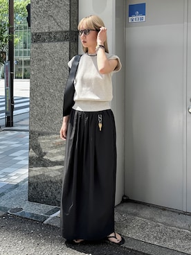 「feepur（フェピュール）のアイテム」を使った、YUKAさん（レディース・167cm）の春コーディネート