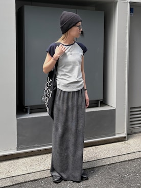 「feepur（フェピュール）のアイテム」を使った、YUKAさん（レディース・167cm）の夏コーディネート