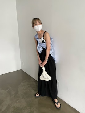 「feepur（フェピュール）のアイテム（キャミソール）」を使った、YUKAさん（レディース・167cm）の夏コーディネート