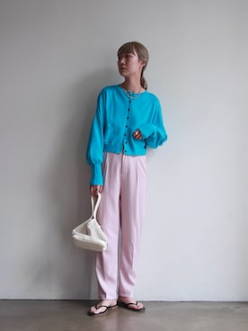 「feepur（フェピュール）のアイテム（アクセサリー）」を使った、YUKAさん（レディース・167cm）の春コーディネート