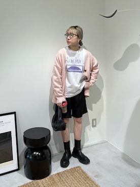 「feepur（フェピュール）のアイテム（スウェット）」を使った、YUKAさん（レディース・167cm）の冬コーディネート