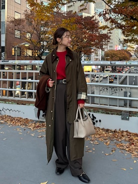 kajiharaさん（レディース・157cm）の秋コーディネート