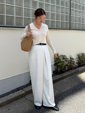 「IACUCCI（イアクッチ）のアイテム」を使った、kajiharaさん（レディース・157cm）の夏コーディネート