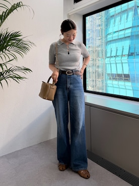 「IACUCCI（イアクッチ）のアイテム」を使った、kajiharaさん（レディース・157cm）の夏コーディネート