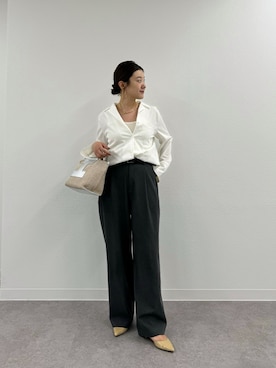 「きれいめコーディネート」｜kajiharaさん（レディース・157cm）の冬コーディネート