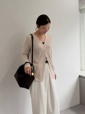 「IACUCCI（イアクッチ）のアイテム」を使った、kajiharaさん（レディース・157cm）の秋コーディネート