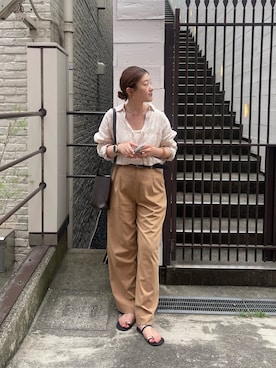 「JOURNAL STANDARD relume（ジャーナルスタンダード　レリューム）のアイテム」を使った、kajiharaさん（レディース・157cm）の夏コーディネート