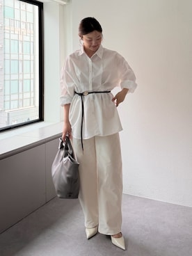 「IACUCCI（イアクッチ）のアイテム」を使った、kajiharaさん（レディース・157cm）の夏コーディネート