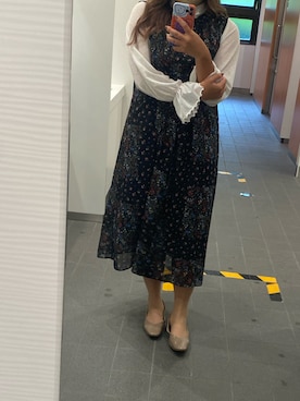 「大学生コーデ」｜「アイテム（ワンピース/ドレス）」を使った、papatchaさん（レディース・153cm）の夏コーディネート