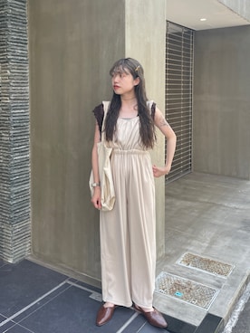 「アイテム（ベスト）」を使った、aoiさん（レディース・149cm・20代）の夏コーディネート