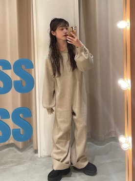 「アイテム（オールインワン・サロペット）」を使った、aoiさん（レディース・149cm）の秋コーディネート