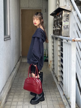 「Kastane（カスタネ）のアイテム（その他パンツ）」を使った、aoiさん（レディース・149cm）の秋コーディネート