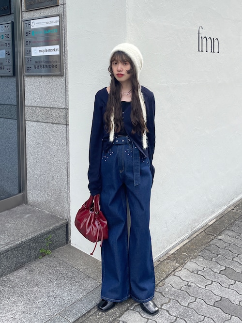 セール】【セットアップ対応/2サイズ展開/低身長サイズ】ビジュー付き