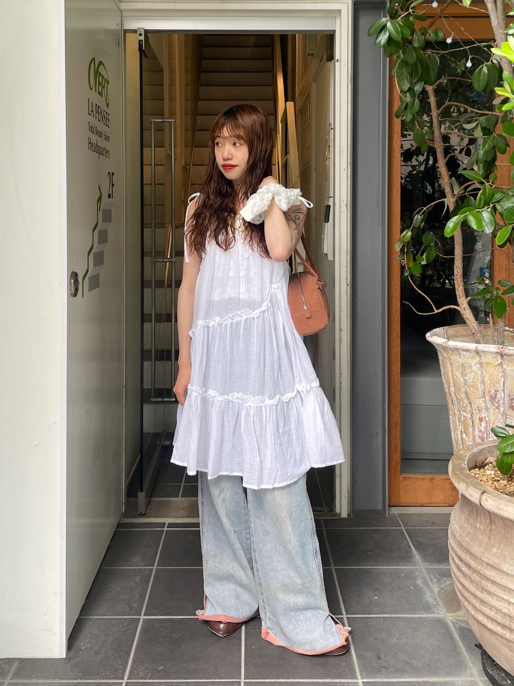 Kastane インド綿ティアードチュニック kastane】インド綿ティアード