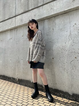 「ニット/セーター」｜aoiさん（レディース・149cm）の秋コーディネート