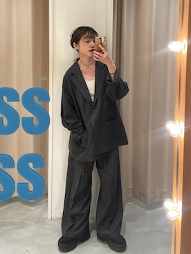 「アイテム（テーラードジャケット）」を使った、aoiさん（レディース・149cm・20代）の秋コーディネート