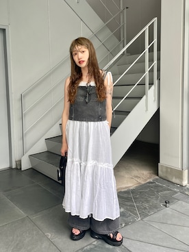 「アイテム（キャミソール）」を使った、aoiさん（レディース・149cm・20代）の夏コーディネート