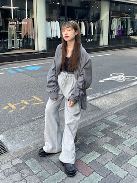 「アイテム（テーラードジャケット）」を使った、aoiさん（レディース・149cm）の秋コーディネート