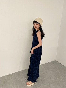 「サーモハット」｜aoiさん（レディース・149cm）の春コーディネート