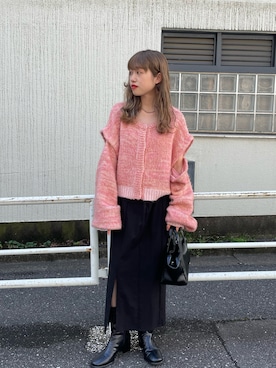 「Iラインスカート」｜aoiさん（レディース・149cm）の秋コーディネート