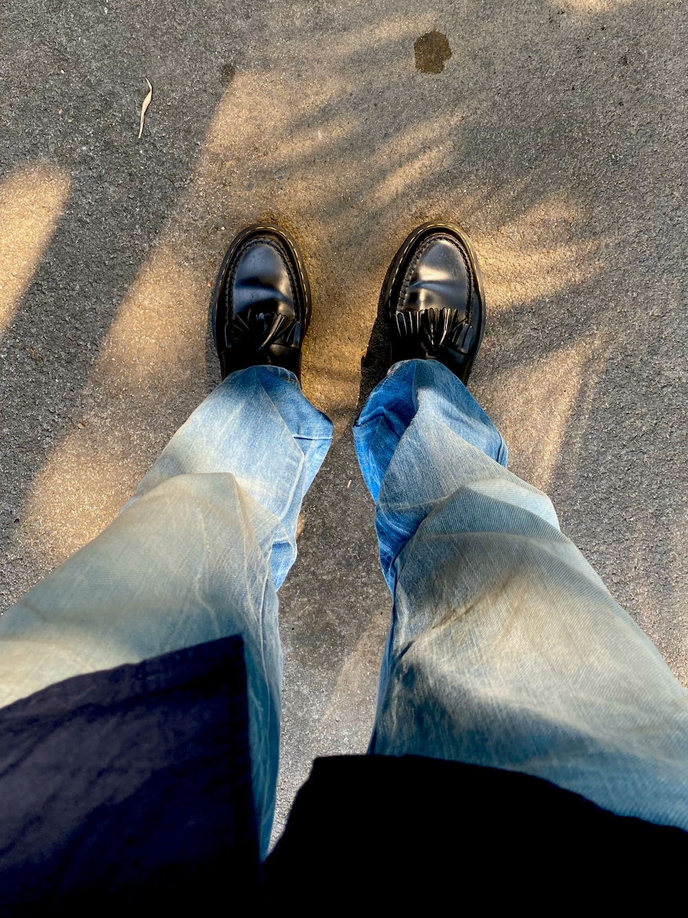 「Nudie JeansのSTEADY EDDIE II/Crispy Air(レングス30)（デニムパンツ、ブルー系）」を使った、jerimoさん（メンズ・176cm）の夏コーディネートの1枚目の写真