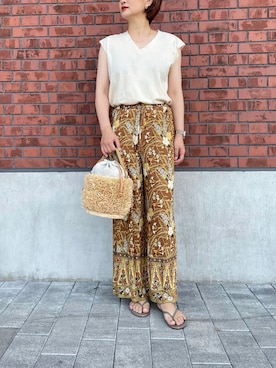 「styles（スタイルス）のアイテム」を使った、cmfyさん（レディース・173cm）の夏コーディネート