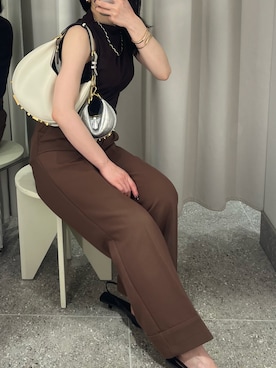 「骨格ナチュラル」｜y424kさん（レディース・155cm）の秋コーディネート