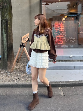 あみさん（レディース・165cm）の秋コーディネート