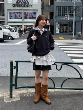 あみさん（レディース・165cm）の春コーディネート