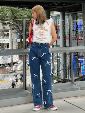 あみさん（レディース・165cm）の夏コーディネート