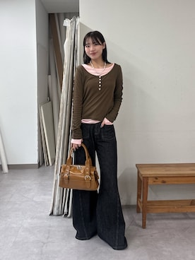 あみさん（レディース・165cm）の春コーディネート