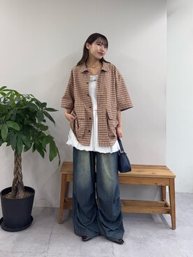 あみさん（レディース・165cm）の夏コーディネート