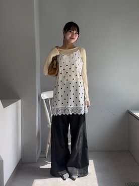 あみさん（レディース・165cm）の春コーディネート