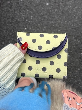 「アイテム（財布）」を使った、あみさん（レディース・165cm）の秋コーディネート