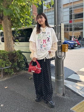 清野亜美さん（骨格ウェーブ・レディース・165cm・20代）の夏コーディネート