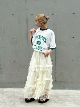 「大人可愛い」｜清野亜美さん（レディース・165cm・20代）の春コーディネート
