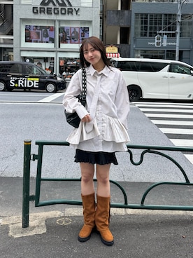 あみさん（レディース・165cm）の春コーディネート