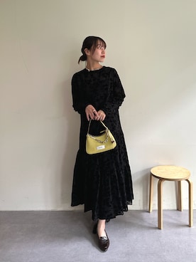「アイテム（ワンピース/ドレス）」を使った、清野亜美さん（レディース・165cm・20代）の春コーディネート