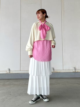 あみさん（レディース・165cm）の春コーディネート