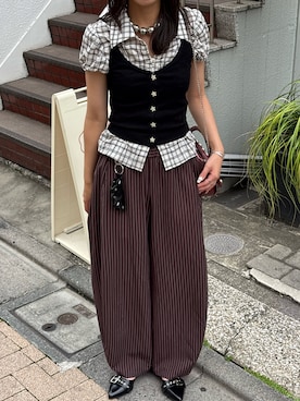 あみさん（レディース・165cm）の夏コーディネート