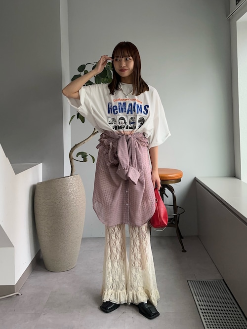 レースフレアレイヤードフリルパンツ（その他パンツ
