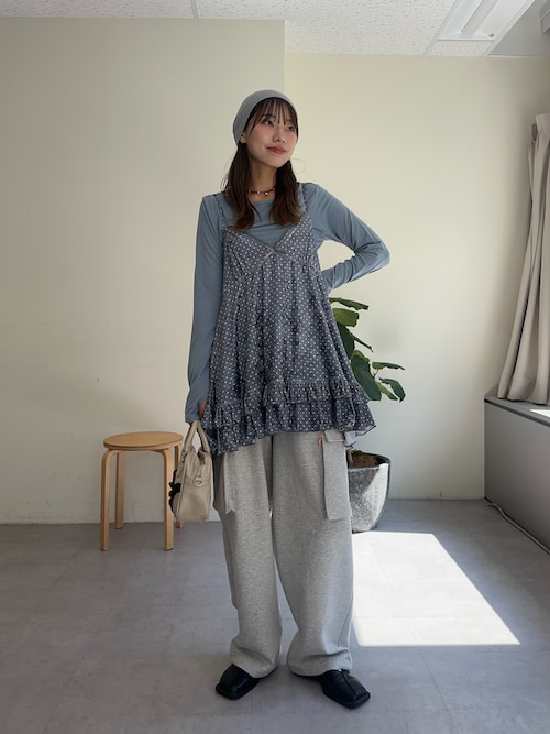 ちかっぱ　　　アルベロベロ　総柄　チュニック　ワンピース ちかっぱ アルベロベロ 総柄 チュニック ワンピース opftsa6103