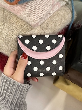 「アイテム（財布）」を使った、あみさん（レディース・165cm）の冬コーディネート