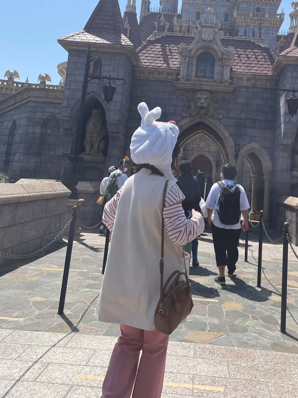 「ディズニーコーデ」｜「GUのアイテム（パンツ、ピンク系）」を使った、______na01_さん（レディース・159cm）の夏コーディネートの1枚目の写真