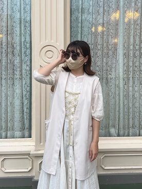「ベストコーデ」｜「アイテム（キャミソール）」を使った、______na01_さん（レディース・159cm）の夏コーディネート